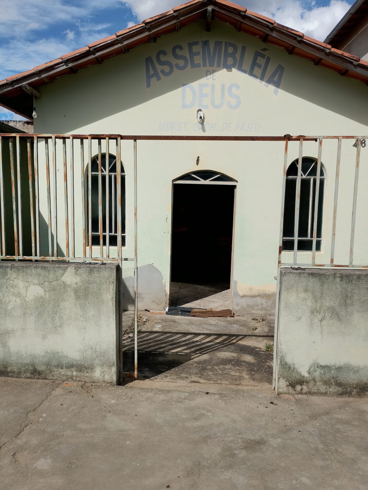Ruas percorridas durante o evangelismo em Marcela.
