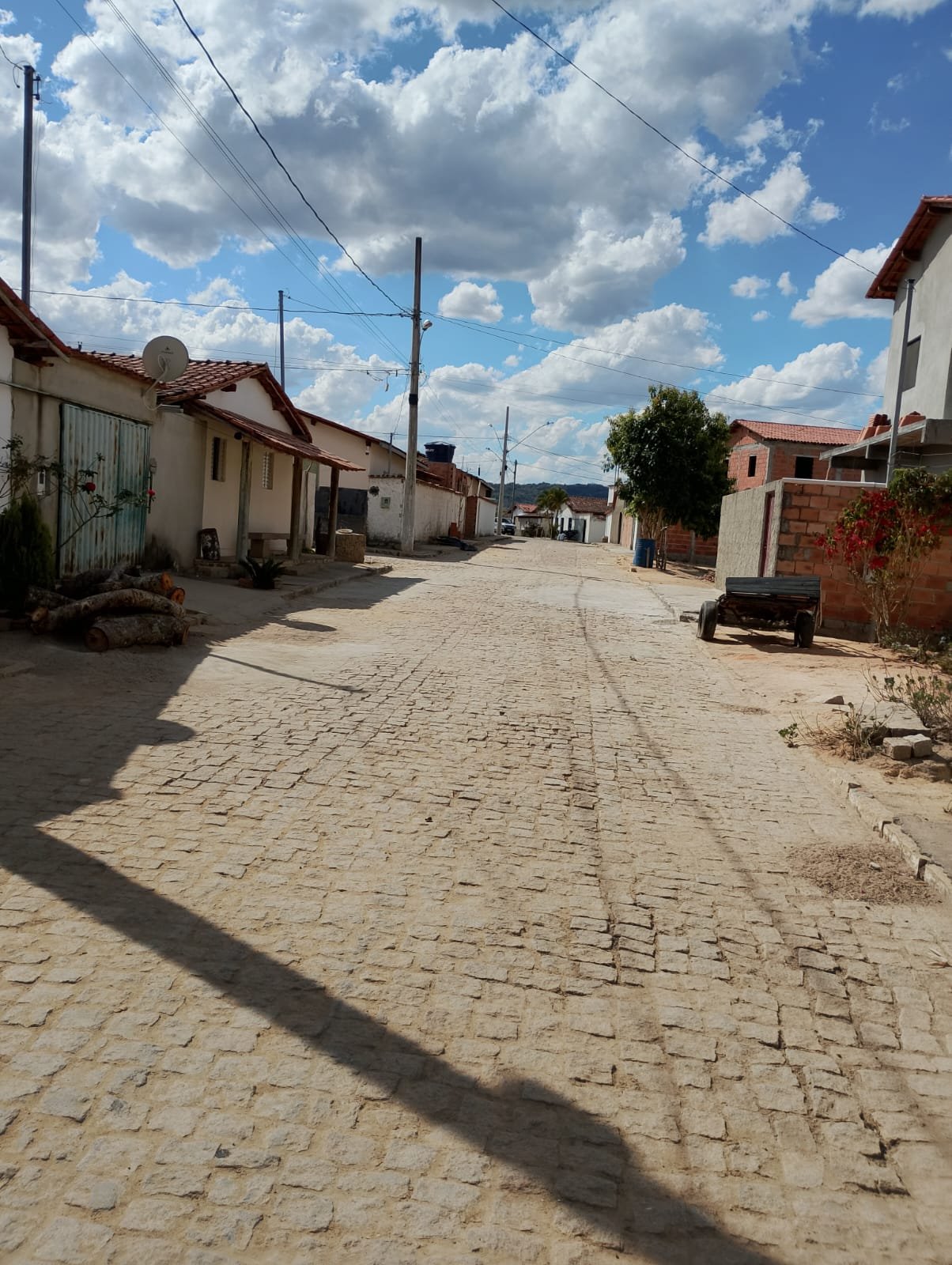 Ruas percorridas durante o evangelismo em Marcela.
